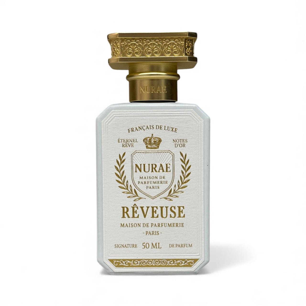 Rêveuse by Nurae Parfum, an elegant woody vanilla fragrance inspired by Parfums de Marly Althaïr.