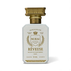 Rêveuse by Nurae Parfum, an elegant woody vanilla fragrance inspired by Parfums de Marly Althaïr.